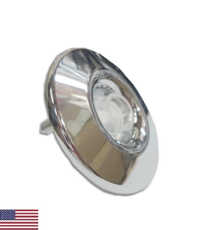 Escudo dirigible para jet MACRO - 50mm Ø - plástico cromado