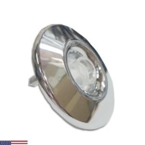 Escudo dirigible para jet Trimline - 63,5mm Ø - flujo ajustable - plástico cromado