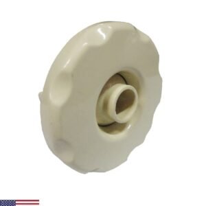 Escudo dirigible para jet Scalloped - 63,5mm Ø - flujo ajustable - bone