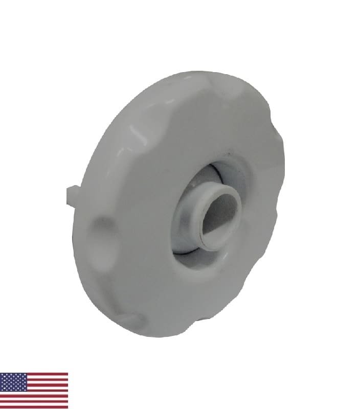 Escudo dirigible para jet Scalloped - 63,5mm Ø - flujo ajustable - gris