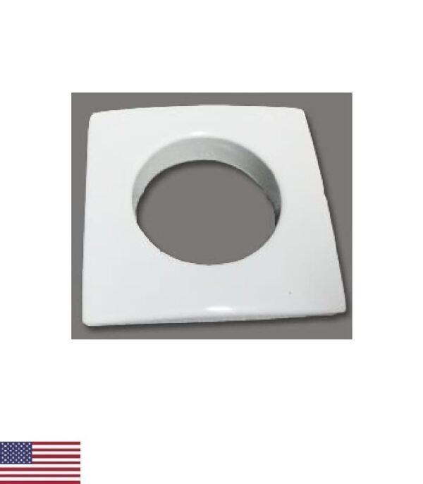 Escudo TRANS cuadrado para jet - blanco