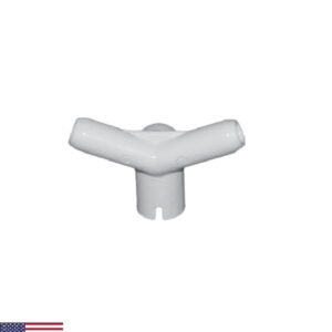 Tee modelo "V" para línea de aire de jets Balboa - conexión en 3/8" a presión exterior para manguera