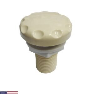 Control de aire modelo SCALLOPED bone - succión superior - Ø 0.5"