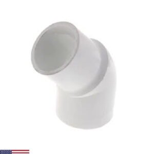 Codo 65° x Ø 1.5" - presión interior × exterior - PVC Schedule 40 - BALBOA - blanco