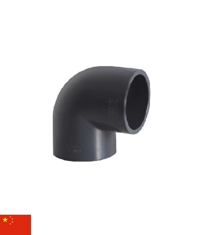 Codo 90° x Ø 1.5" - presión interior - PVC Schedule 80 - LESSO - gris