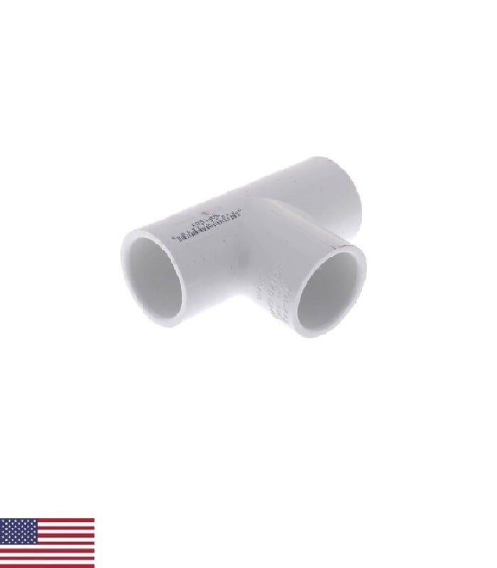 Tee Ø 1.5" - presión interior - PVC Schedule 40 - SPEARS - blanco