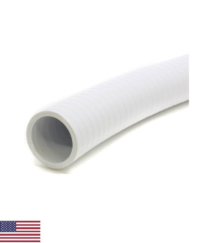 Tubería flexible PVC Schedule 40 Ø 1.5" - 65PSI@21°C - temperatura: 65°C a -23°C - por metro