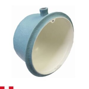 Nicho de fibra de vidrio pesado - salida 0.5" (1/2") superior y lateral - tamaño LARGE
