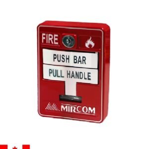 Estación manual convencional con llave de doble acción para alarma de incendios - reajustable - UL  FM