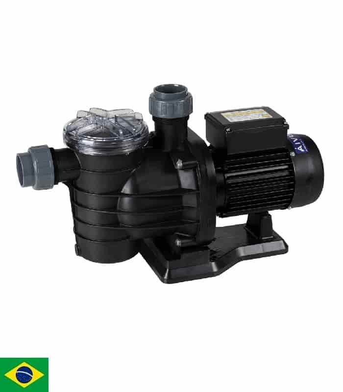 Electrobomba de recirculación con prefiltro en termoplástico FLUVIA 1F 220V 1.0cv 4.5A - 55gpm@125psi - Ø1.5" incl. uniones