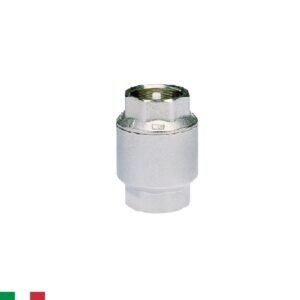 Válvula de retención «check» para agua CIMM 30 – de resorte en latón – Ø 0.5″ rosca interior - PN20~300psi – temp: -10° a 110°C – empaque NBR (caucho de nitrilo)