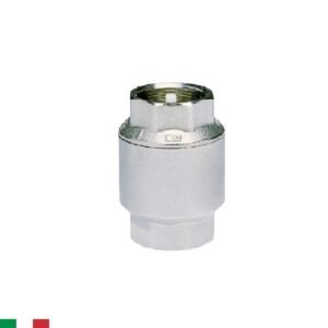 Válvula de retención «check» para agua CIMM 30 – de resorte en latón – Ø 0.75″ rosca interior - PN20~300psi – temp: -10° a 110°C – empaque NBR (caucho de nitrilo)