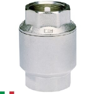 Válvula de retención «check» para agua CIMM 30 – de resorte en latón – Ø 3.0″ rosca interior - PN20~300psi – temp: -10° a 110°C – empaque NBR (caucho de nitrilo)