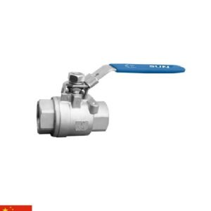 Válvula esférica para agua – acero inoxidable 304SS~CF8 – Ø 1.25″ rosca interior - PN25~363psi (agua) – temp: 150°C@150psi - (RPTFE) asiento de teflón reforzado – con seguro